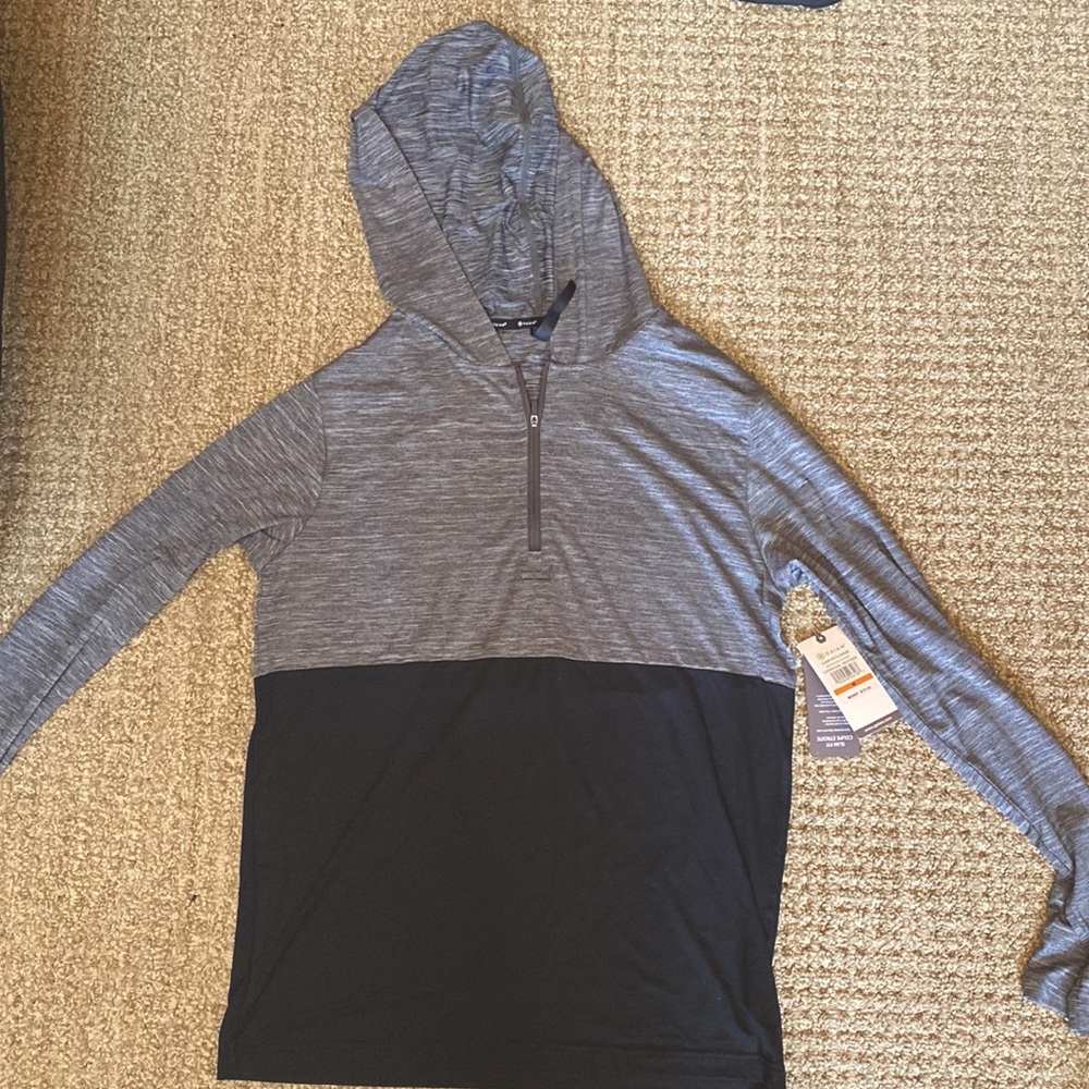 Gaiam Fitness Charcoal Heather Meditation Hoodie